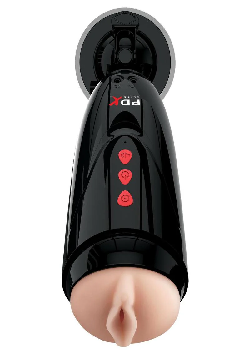 PDX Elite Dirty Talk Starter Stroker Vibrating Moaning And Suction - Image 2