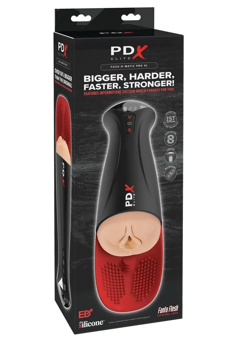 PDX Elite Fuck-O-Matic Pro XL Rechargeable Stroker Suction Power - Image 4