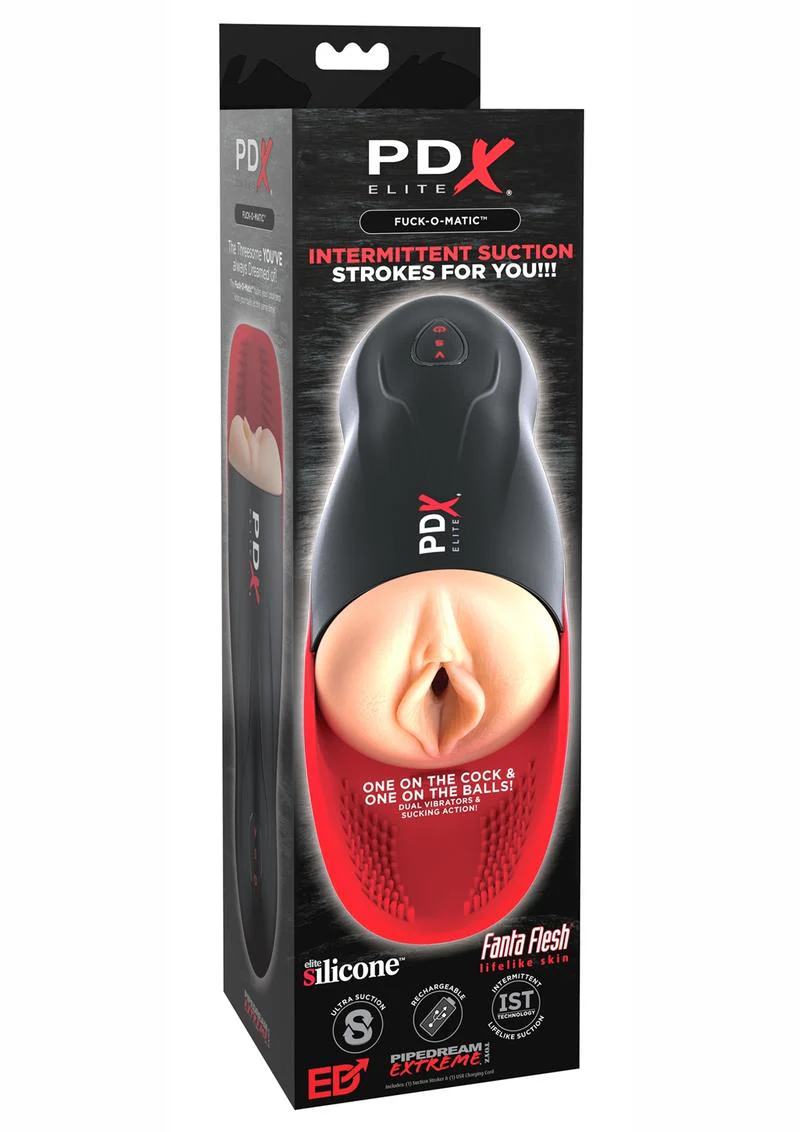 PDX Elite Fuck-O-Matic Suction Rechargeable Stroker - Image 3