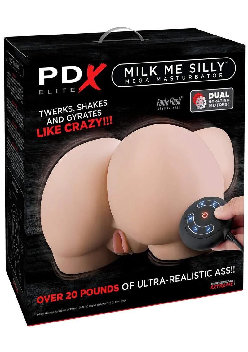 PDX Elite Milk Me Silly Plug-In Pussy And Ass Mega Masturbator - Image 6