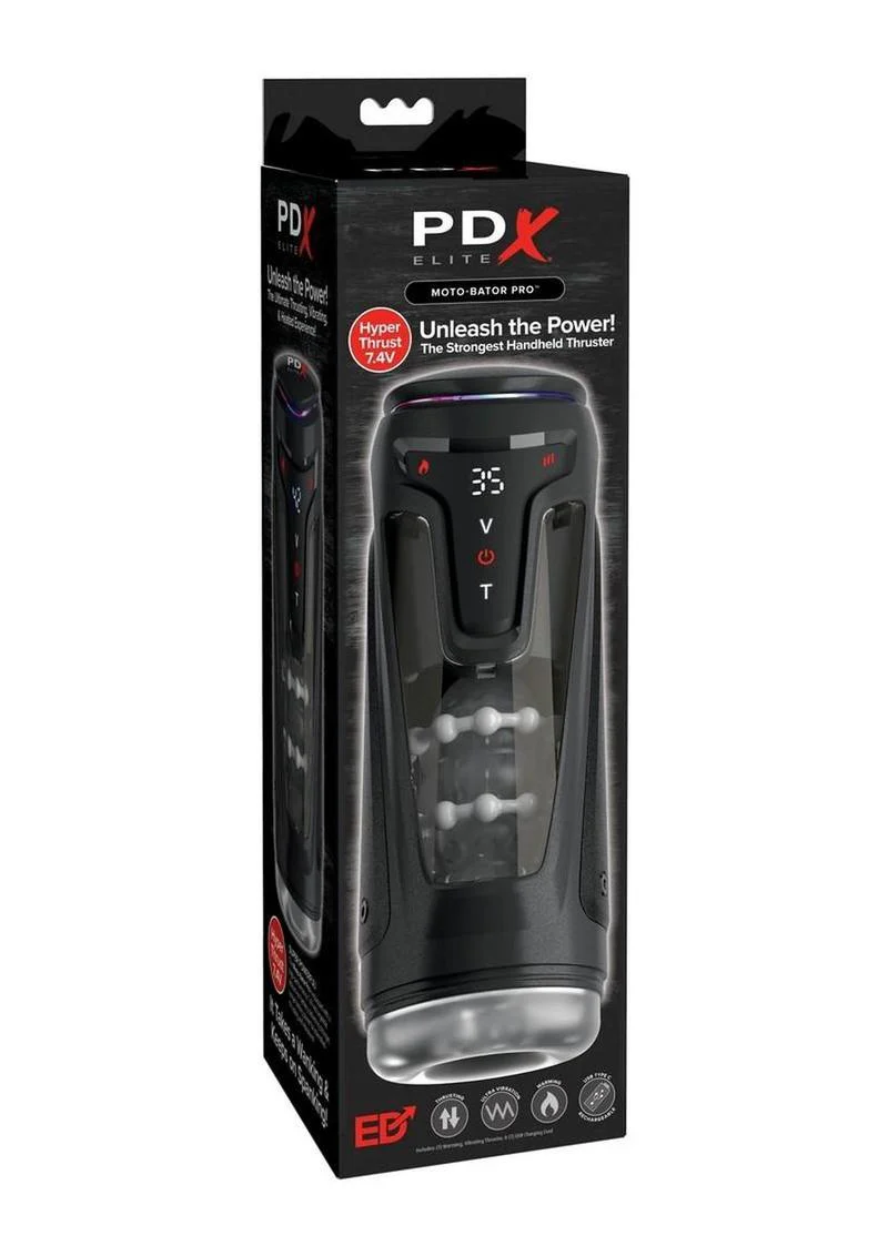 PDX Elite Moto-Bator Pro Rechargeable Handheld Masturbator - Image 4