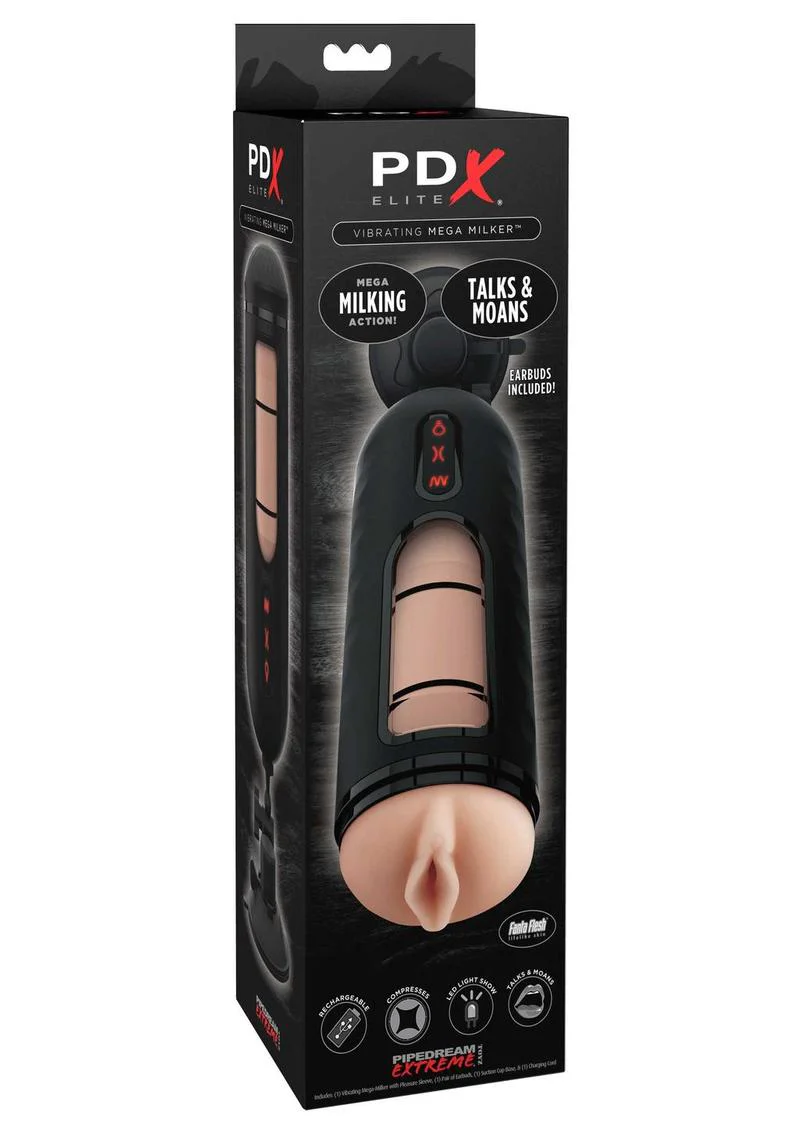 PDX Elite Vibrating Mega Milker Masturbator Talks And Moans - Image 3