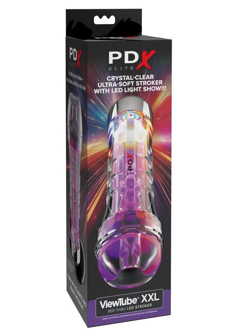 PDX Elite ViewTube LED Stroker - Image 4