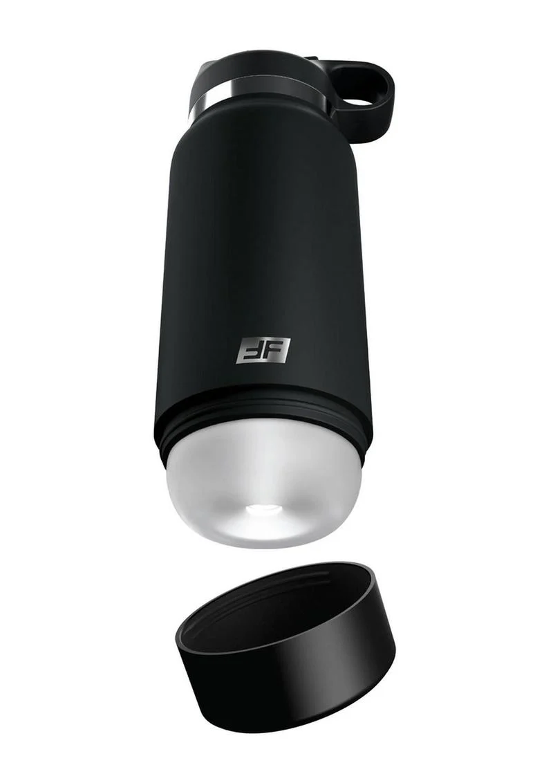 PDX Plus Fap Flask Thrill Seeker Discreet Stroker with Frosted Sleeve