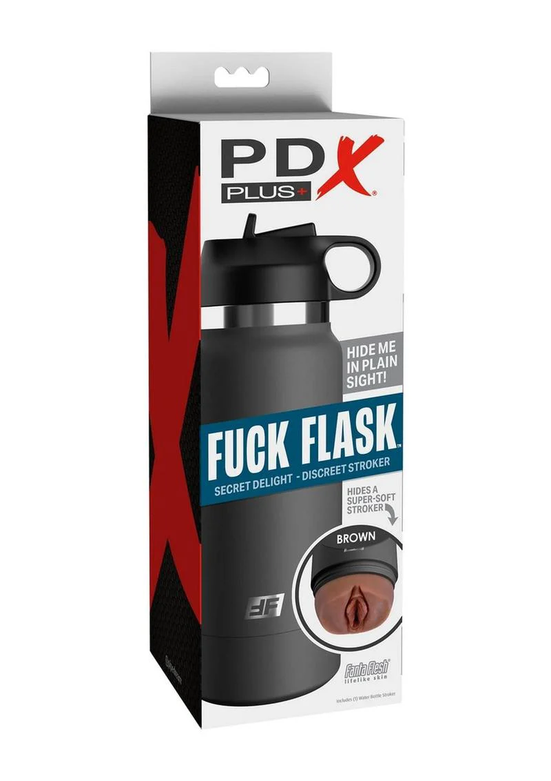 PDX Plus Fuck Flask Discreet Stroker Hidden in a Flask Design - Image 6