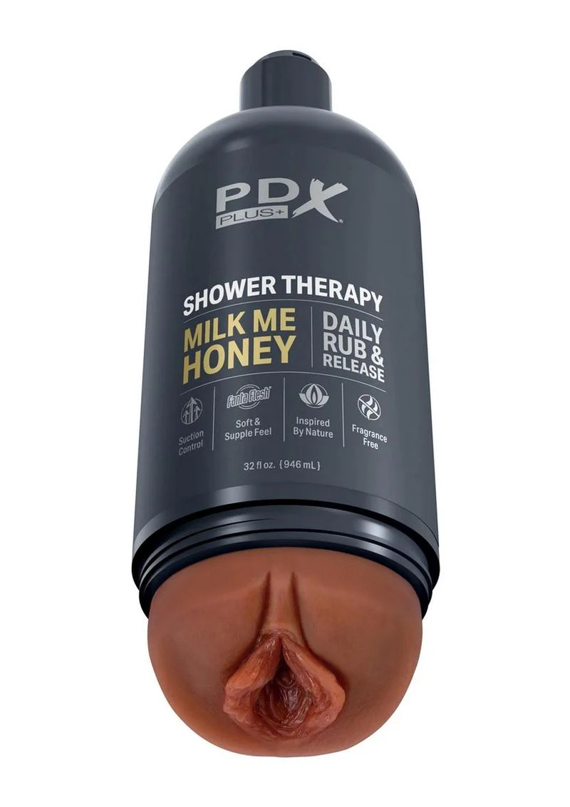 PDX Plus Shower Therapy Milk Me Honey Discreet Stroker - Image 5