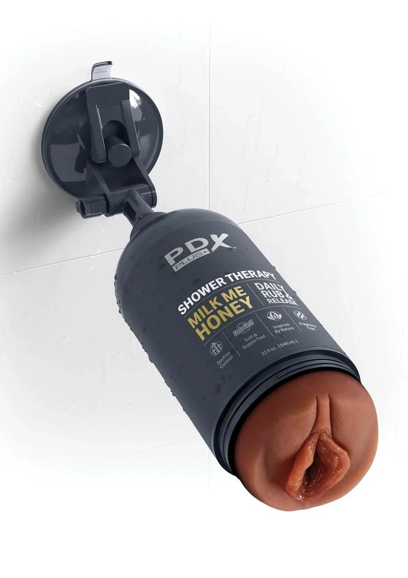 PDX Plus Shower Therapy Milk Me Honey Discreet Stroker - Image 6