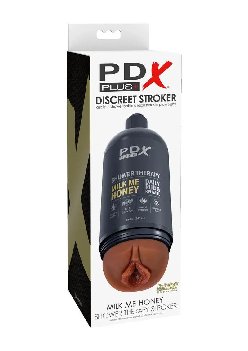 PDX Plus Shower Therapy Milk Me Honey Discreet Stroker - Image 7