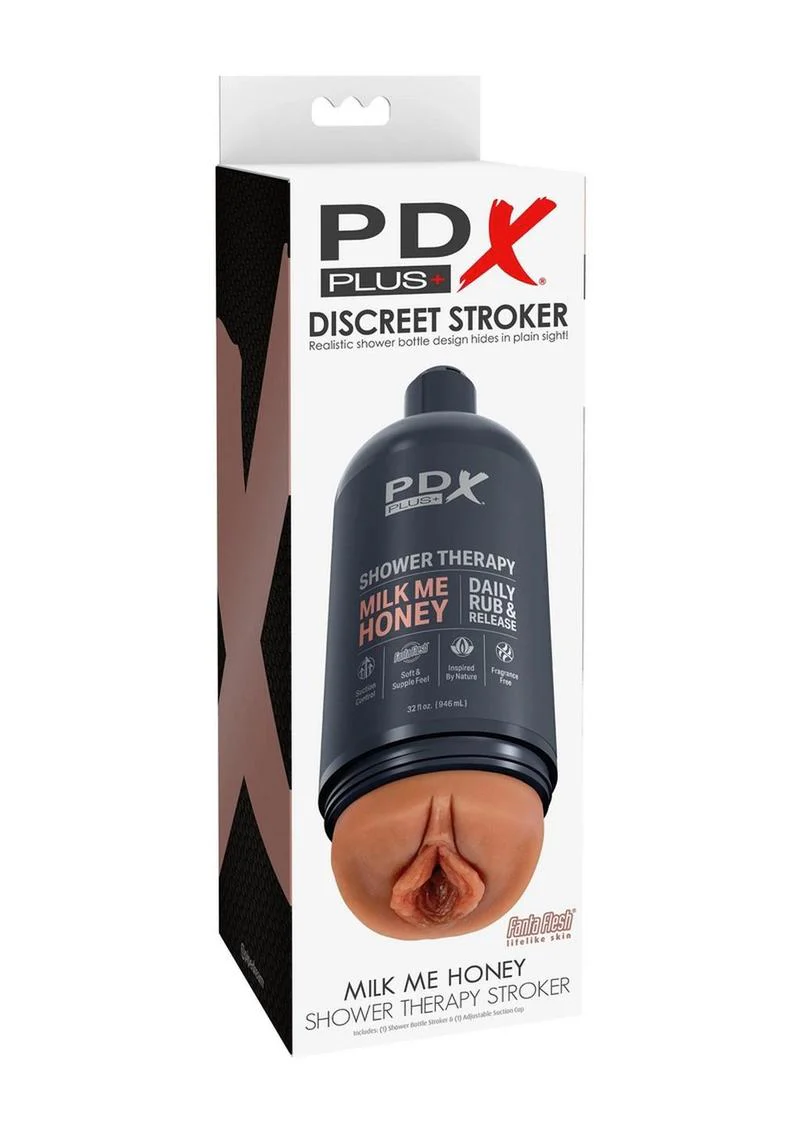 PDX Plus Shower Therapy Milk Me Honey Stroker - Image 4