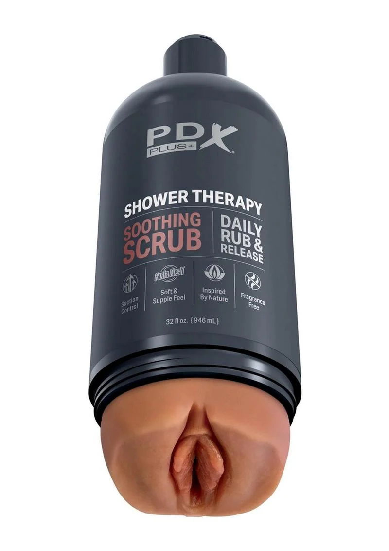 PDX Plus Shower Therapy Soothing Scrub Discreet Stroker - Image 2