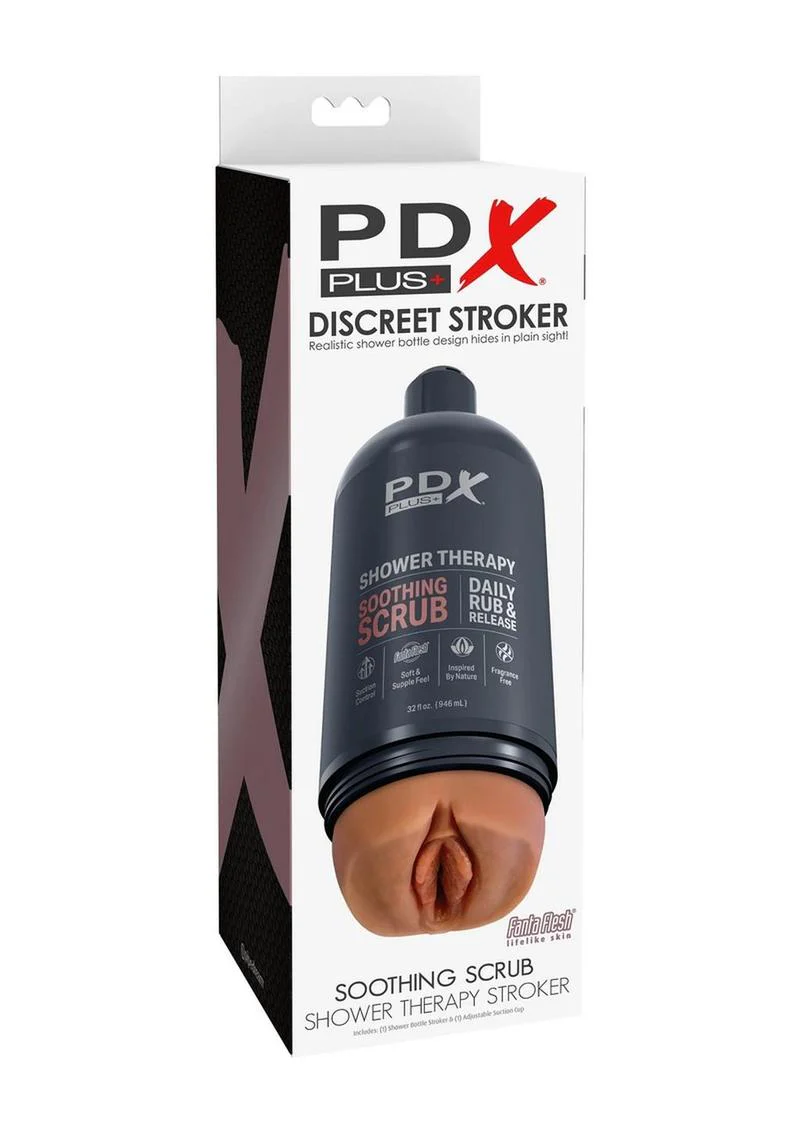 PDX Plus Shower Therapy Soothing Scrub Discreet Stroker - Image 4