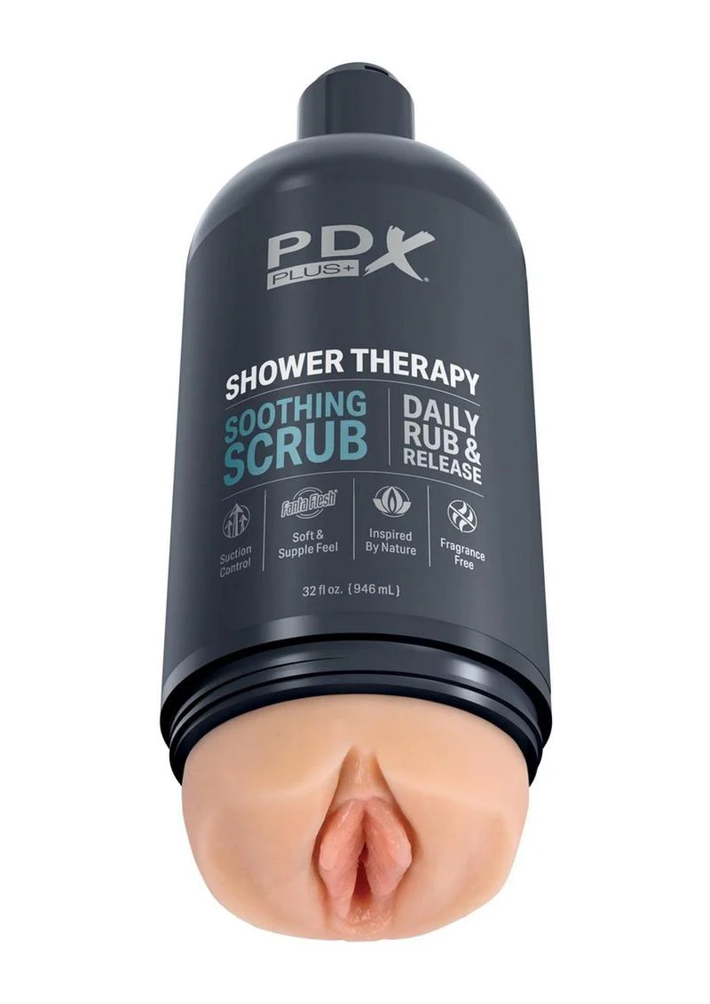 PDX Plus Shower Therapy Soothing Scrub Stroker - Image 2
