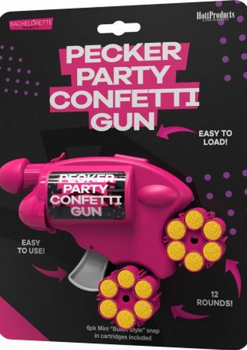 Pecker Party Confetti Gun Fun Bachelorette Party Accessory - Image 3