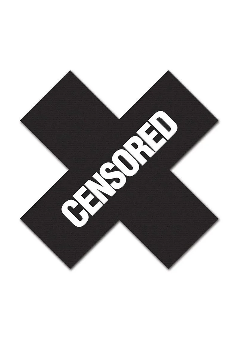 Peekaboos Censored Pasties Black And Pink Premium Covers - Image 2