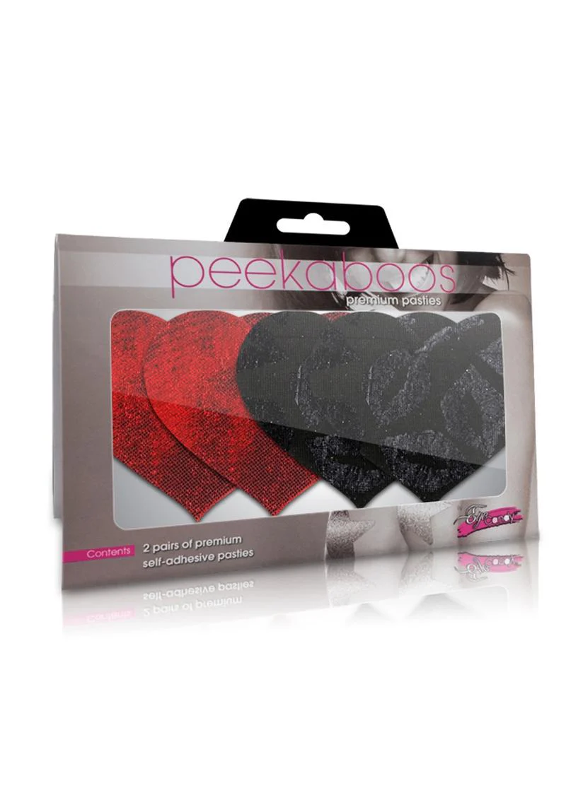 Peekaboos Heart-Shaped Premium Self-Adhesive Pasties - Image 4