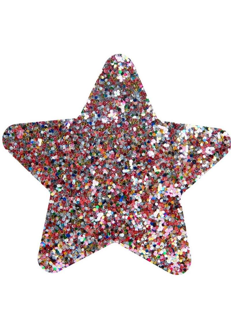 Peekaboos Pride Rainbow And Glitter Stars Pasties Self-Adhesive - Image 3
