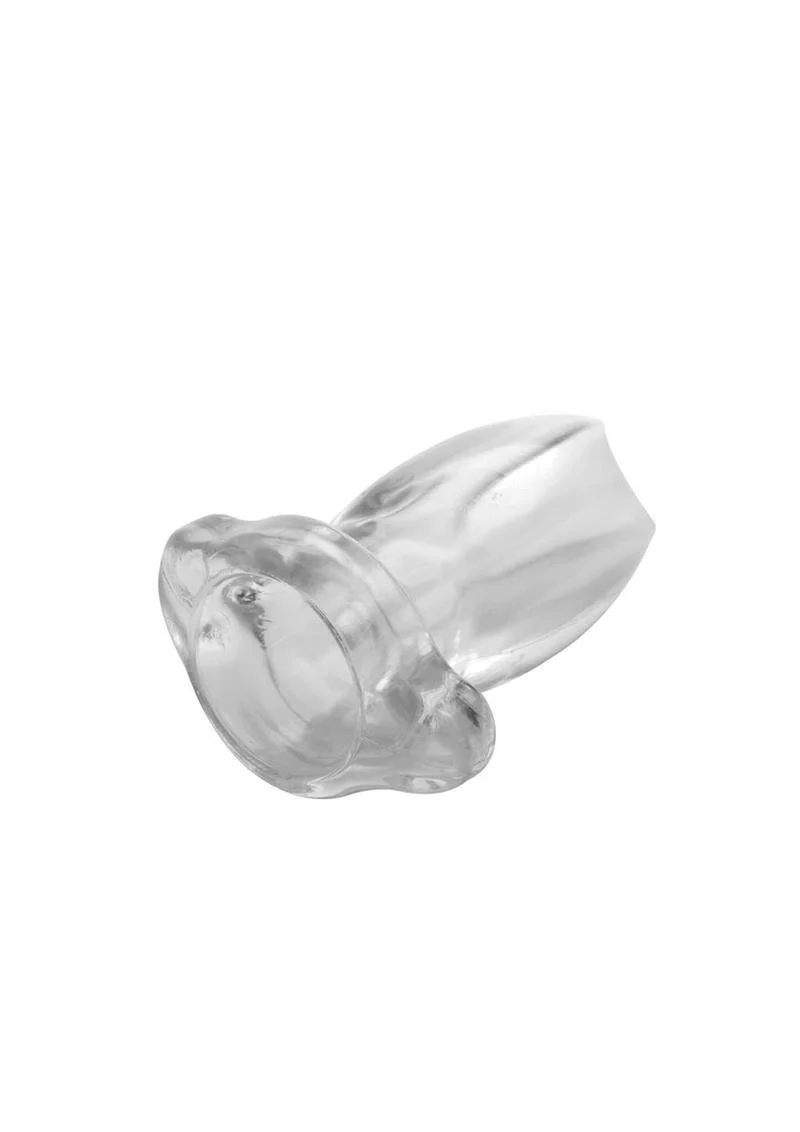 Peephole Clear Hollow Anal Plug - Image 2