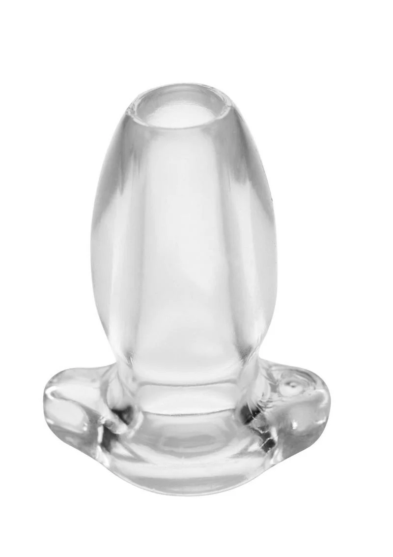 Peephole Clear Hollow Anal Plug - Image 3