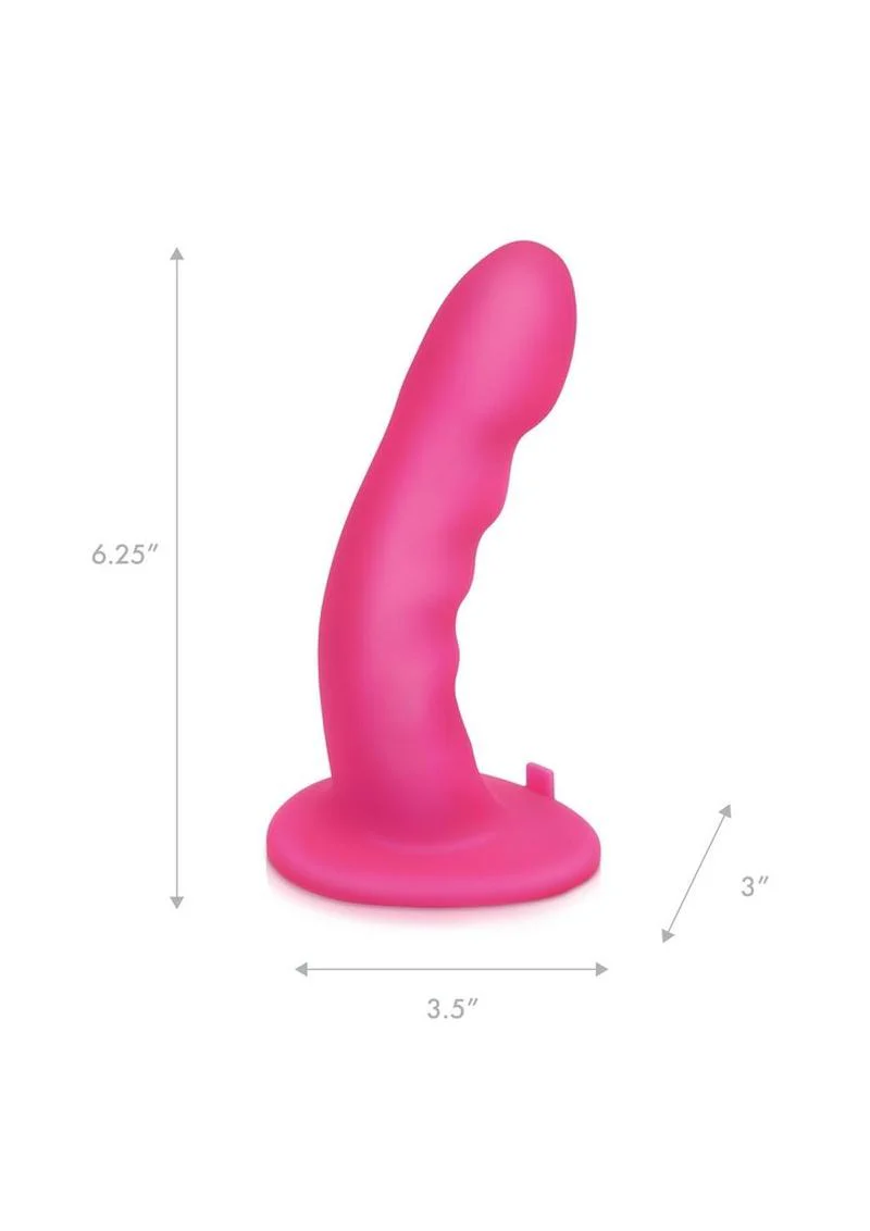 Pegasus Curved Ripple Peg Rechargeable Dildo with Remote Control - Image 3