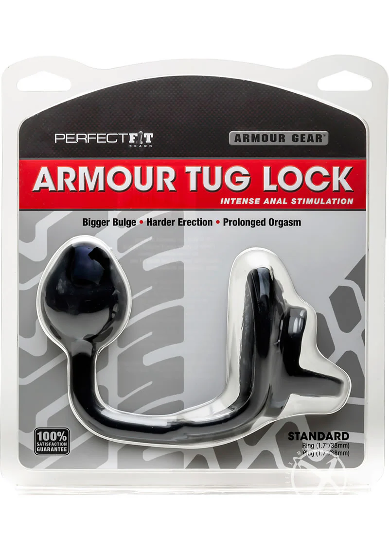 Perfect Fit Armour Gear Armour Tug Lock Prostate Plug - Image 3