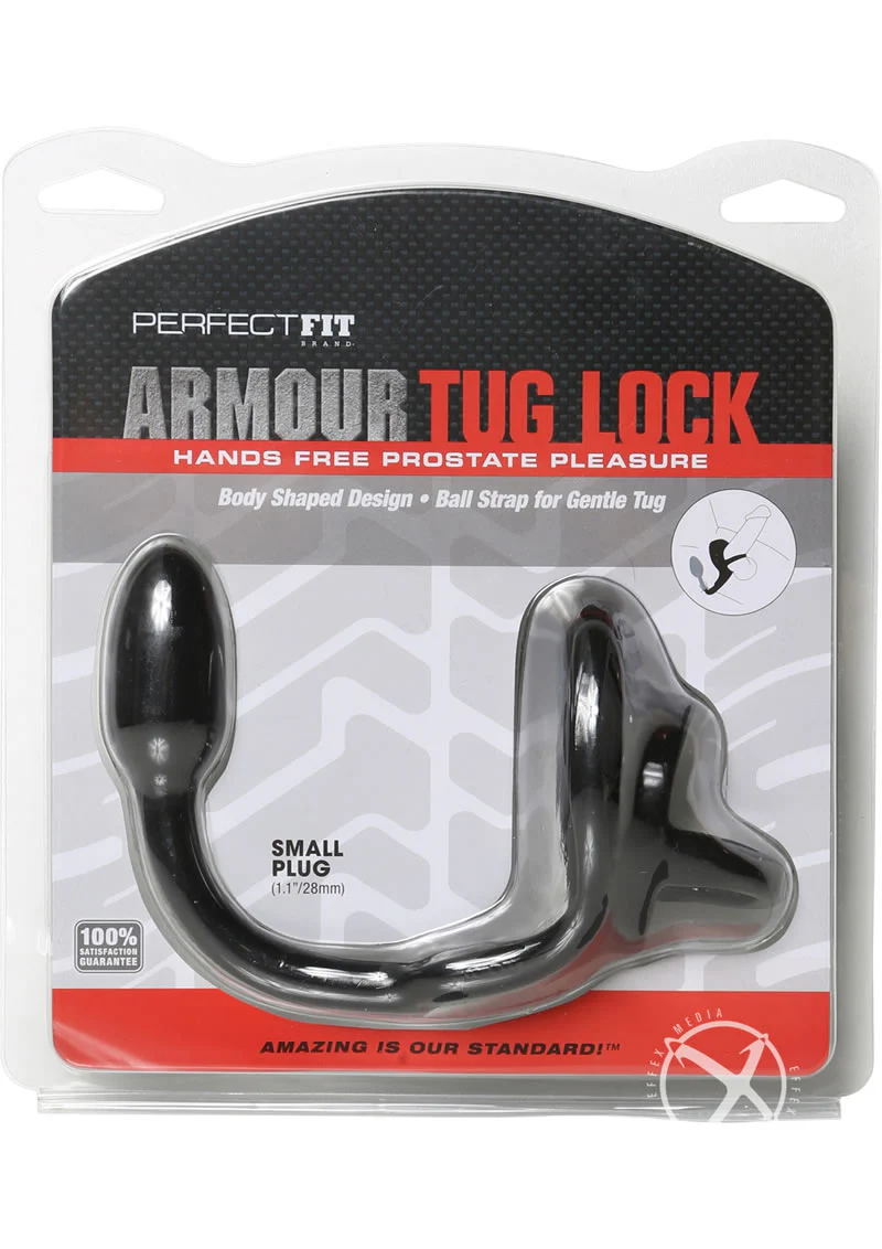 Perfect Fit Armour Tug Lock Prostate Plug Small - Image 3