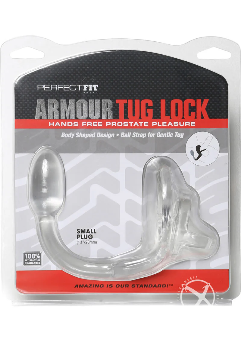 Perfect Fit Armour Tug Lock Prostate Plug Small - Image 4