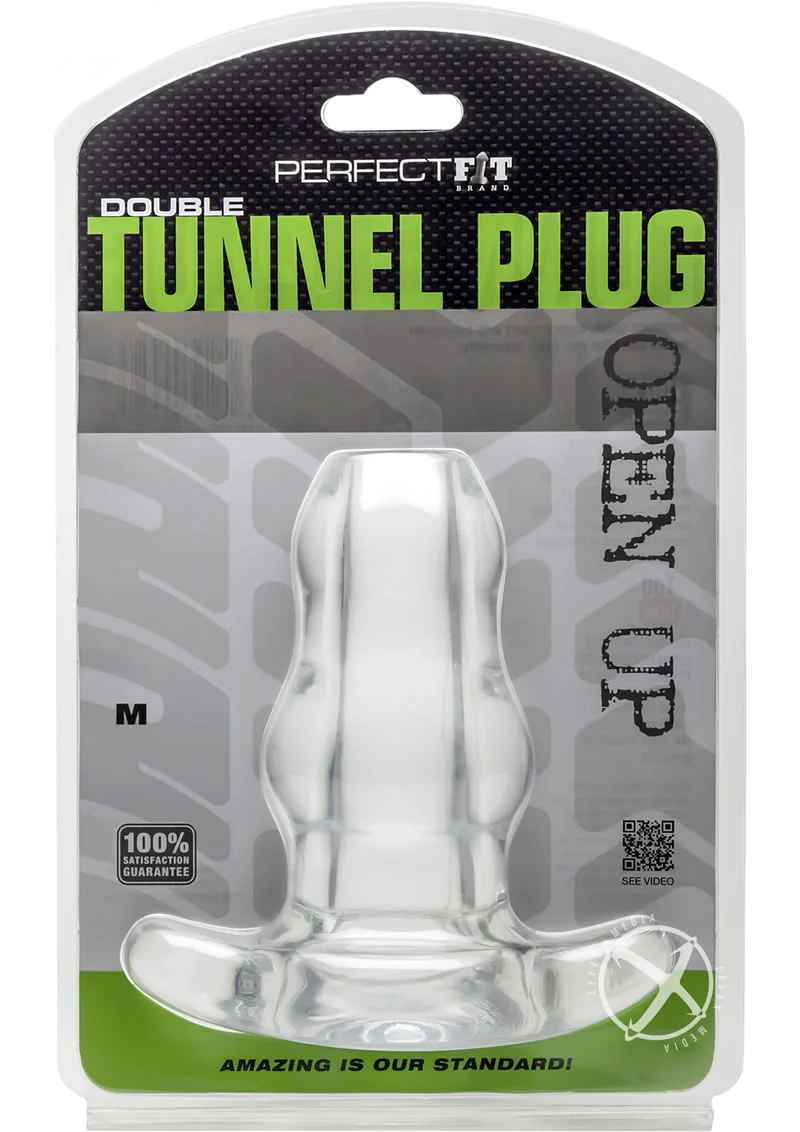 Perfect Fit Double Tunnel Plug Medium Clear - Image 5