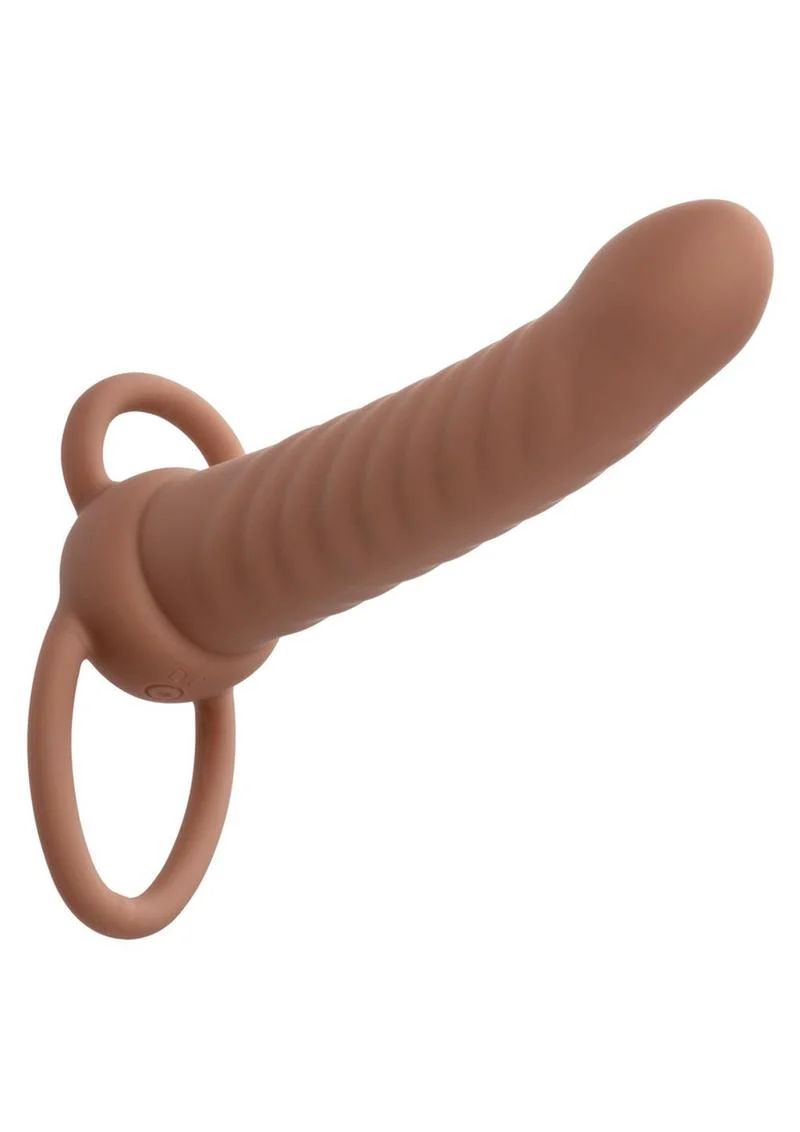 Performance Maxx Silicone Ribbed Dual Penetrator Extender - Image 4