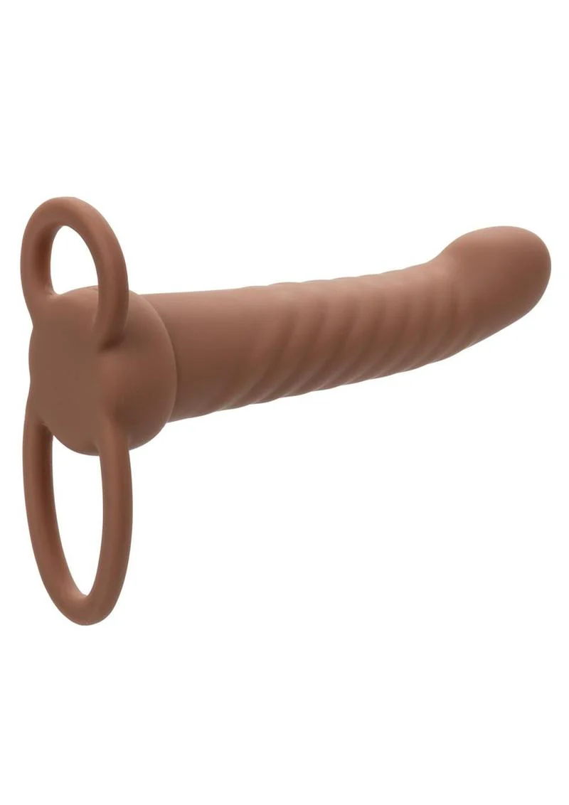 Performance Maxx Silicone Ribbed Dual Penetrator Extender - Image 5