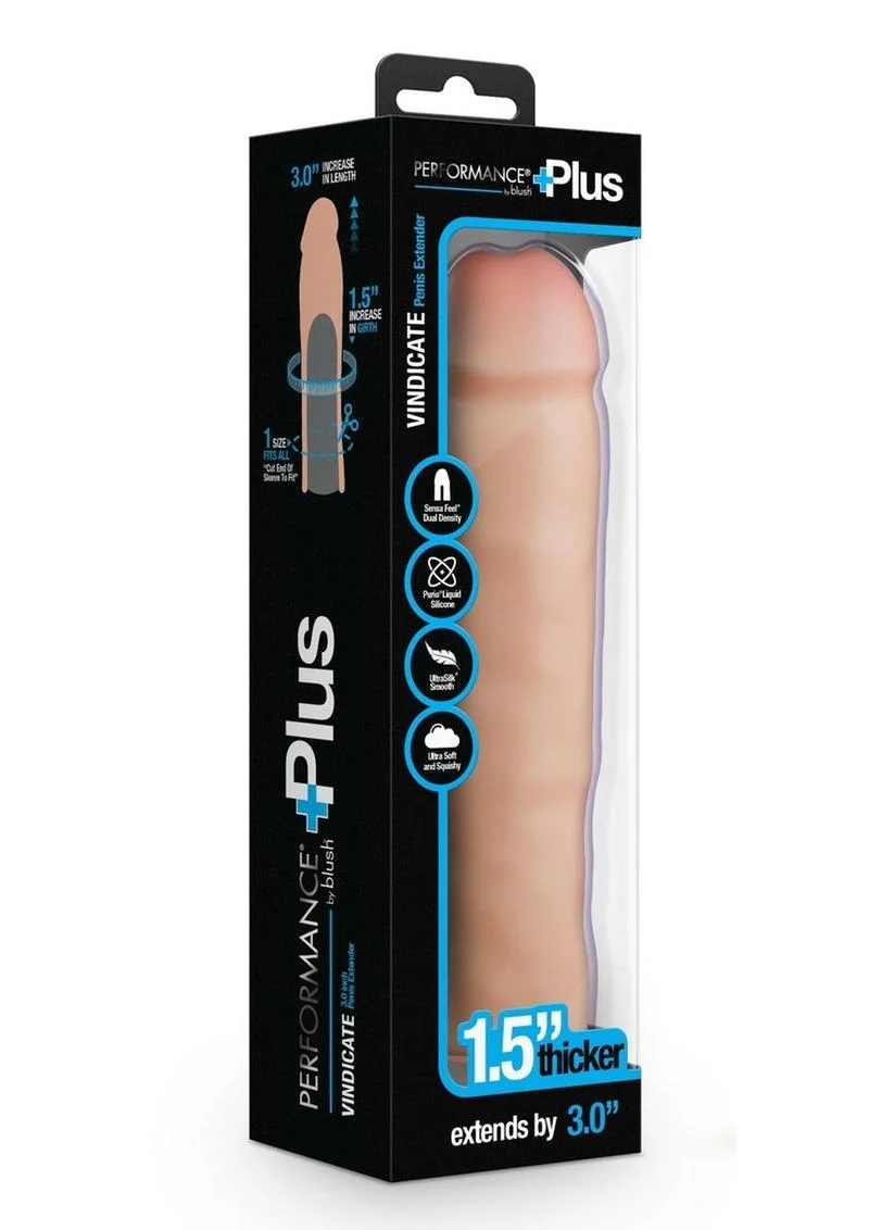 PERFORMANCE+ Tenacity Silicone Penis Extender - Image 11