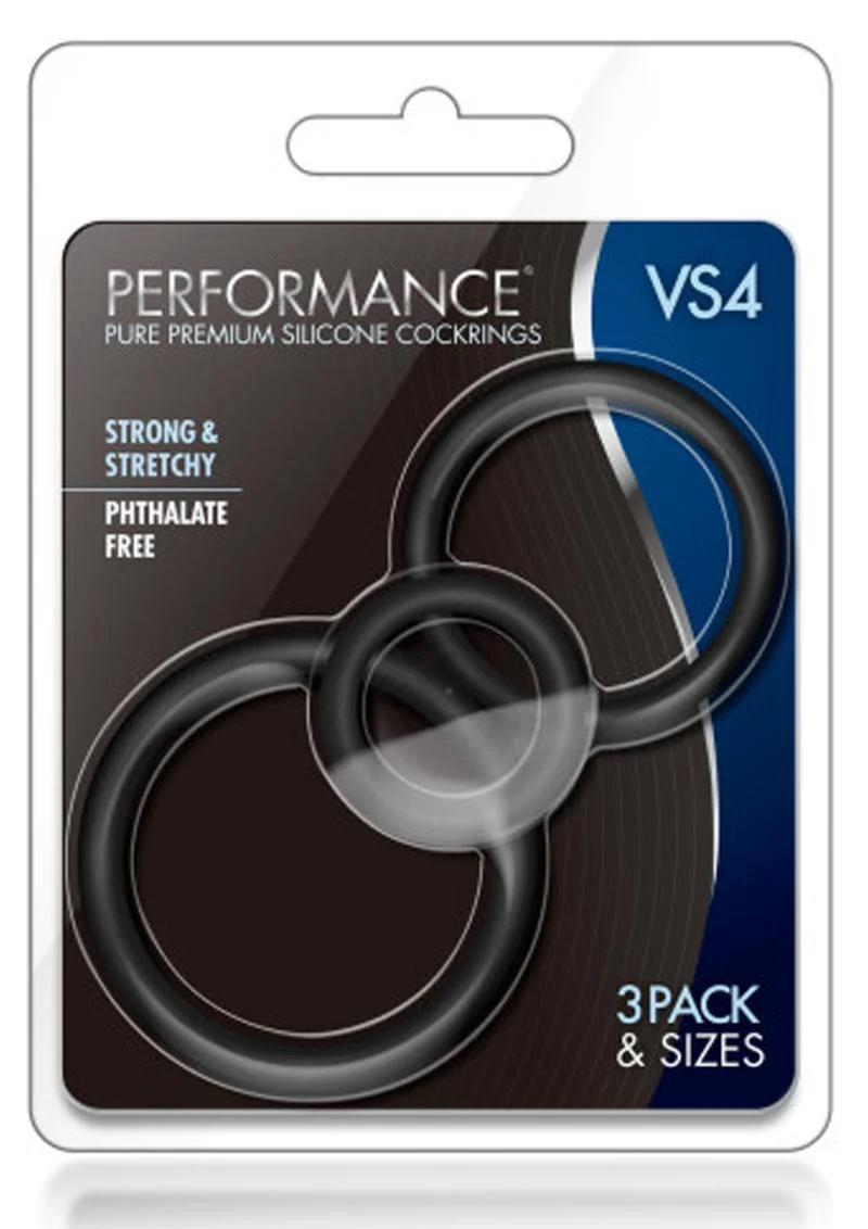 Performance VS4 Pure Silicone Cock Ring Set - Image 4