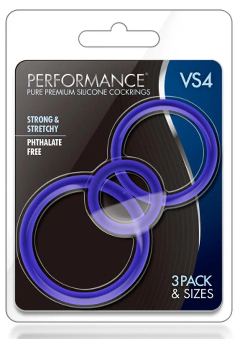Performance VS4 Pure Silicone Cock Ring Set - Image 8