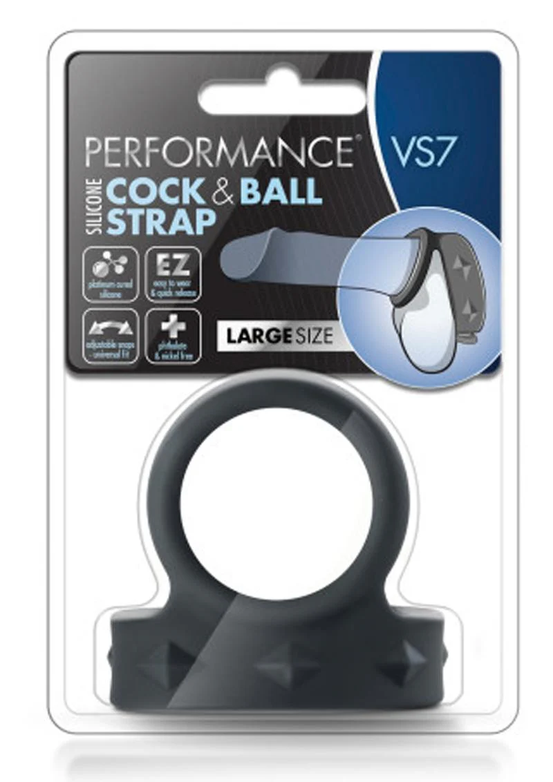 Performance VS7 Silicone Cock And Ball Strap - Image 4