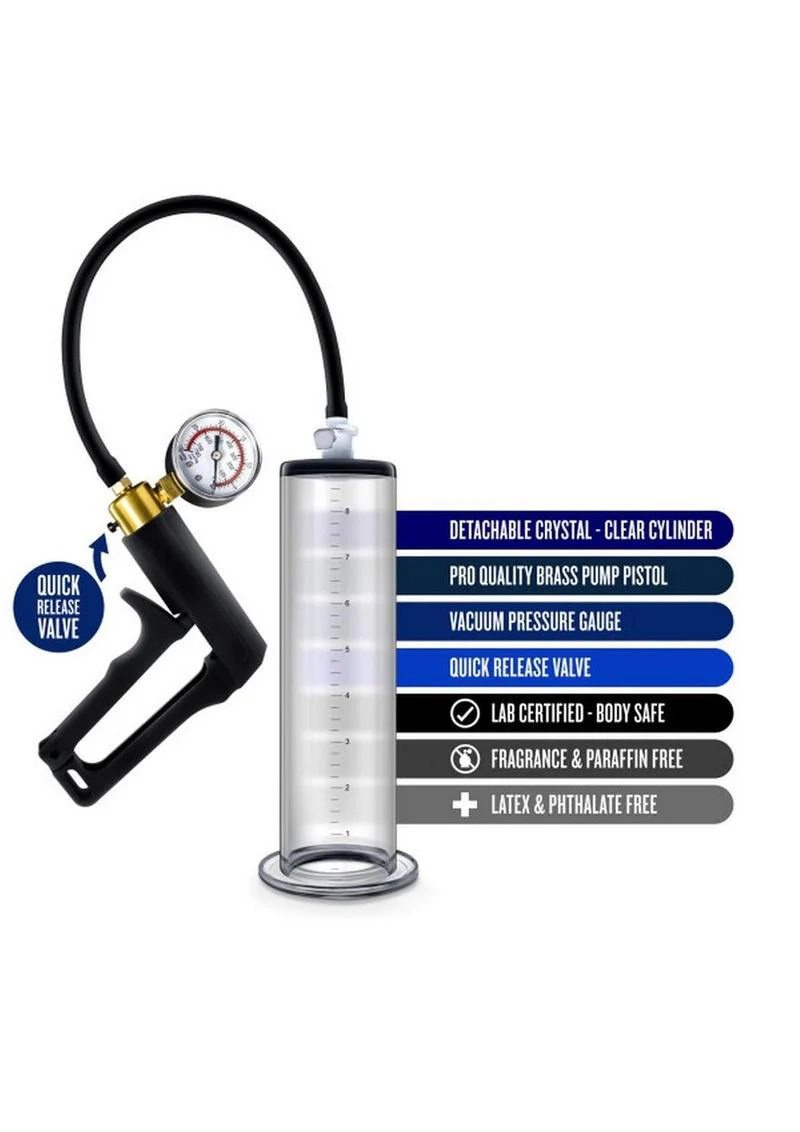Performance VX7 Vacuum Penis Pump with Brass Trigger - Image 2
