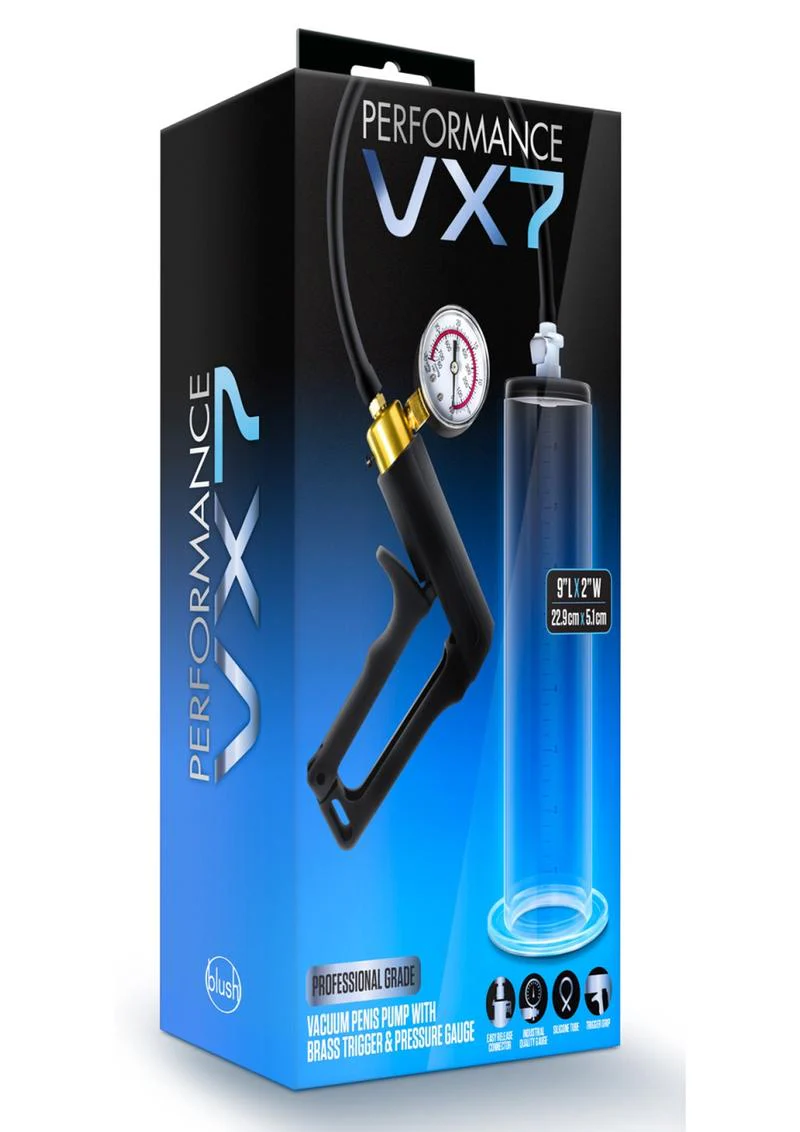 Performance VX7 Vacuum Penis Pump with Brass Trigger - Image 4