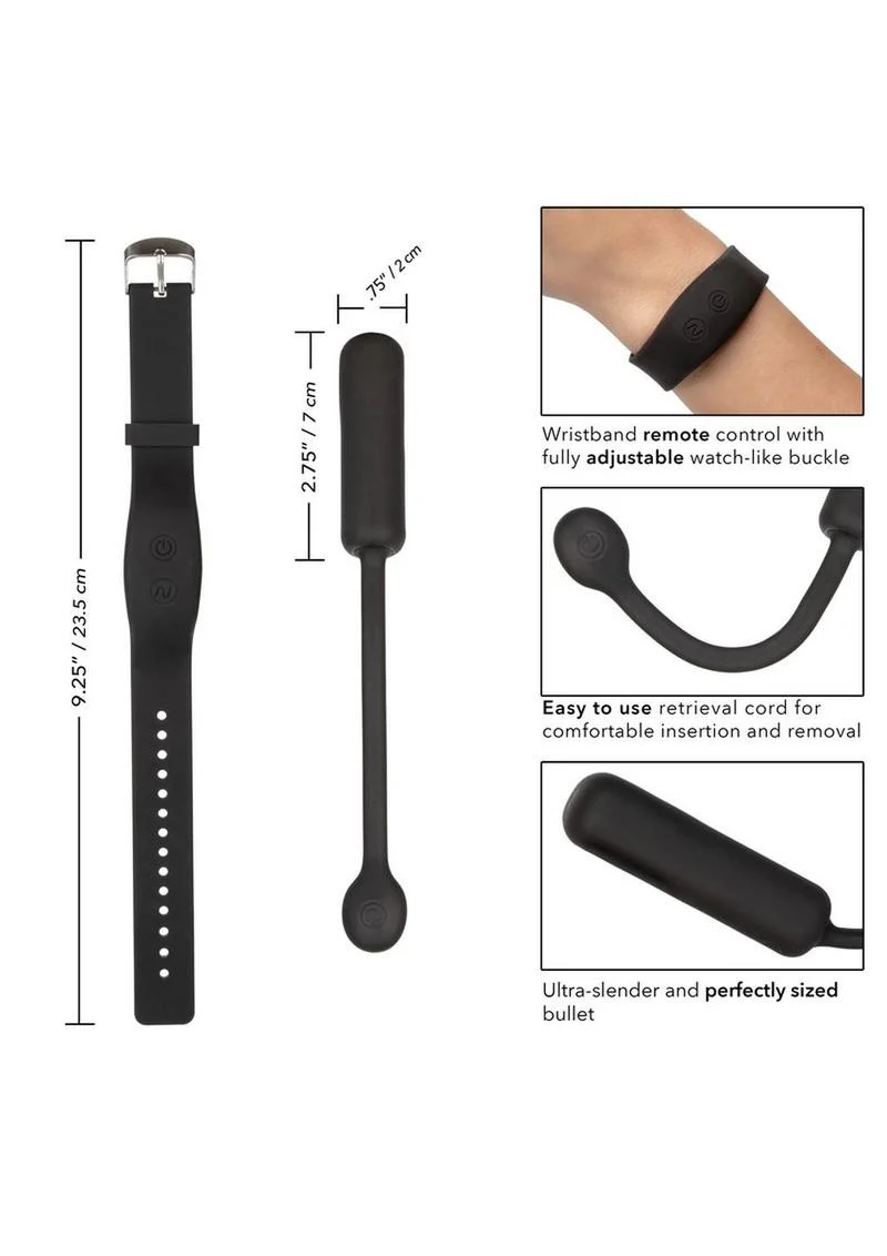 Petite Bullet Vibe With Wristband Remote Control by CalExotics - Image 3