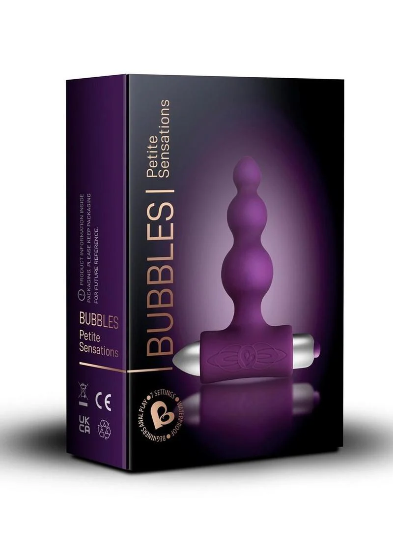 Petite Sensations Bubbles Silicone Vibrating Butt Plug - Image 4