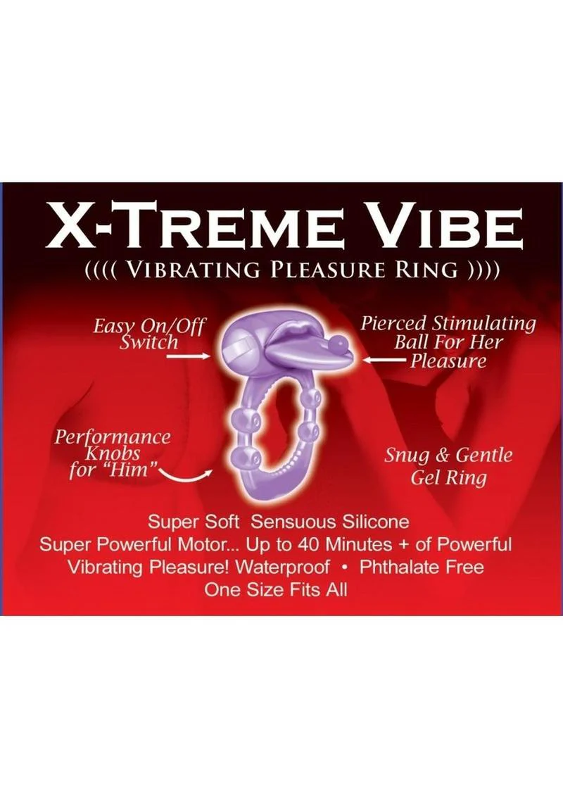 Pierced Tongue X Treme Vibrating Pleasure Ring - Image 3