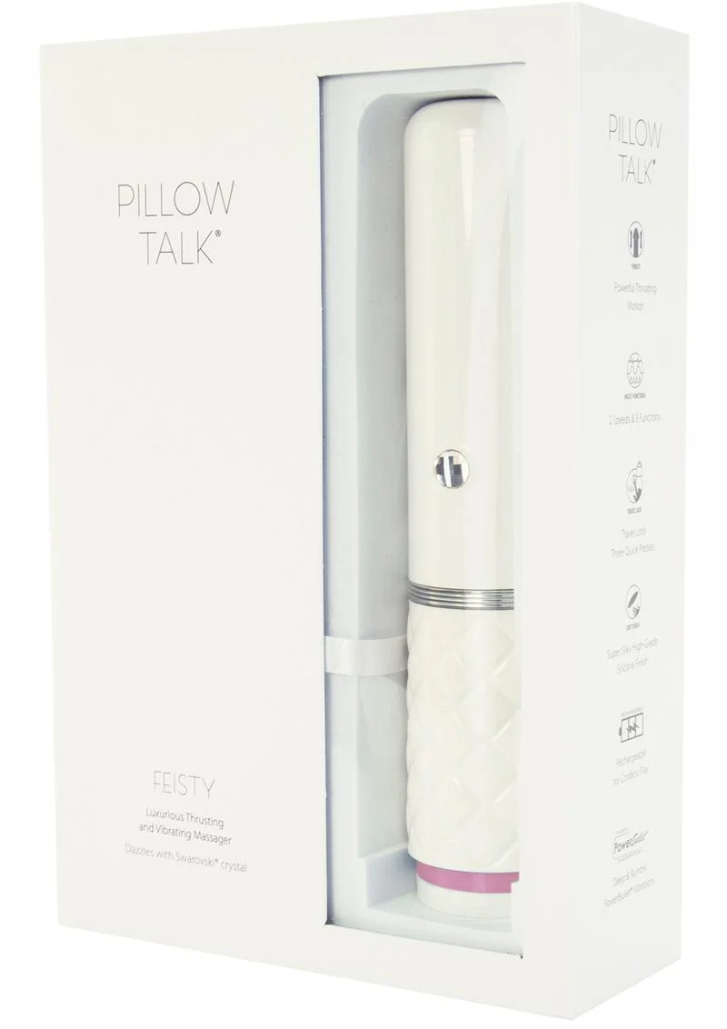 Pillow Talk Feisty Silicone Thrusting and Vibrating Massager - Image 7