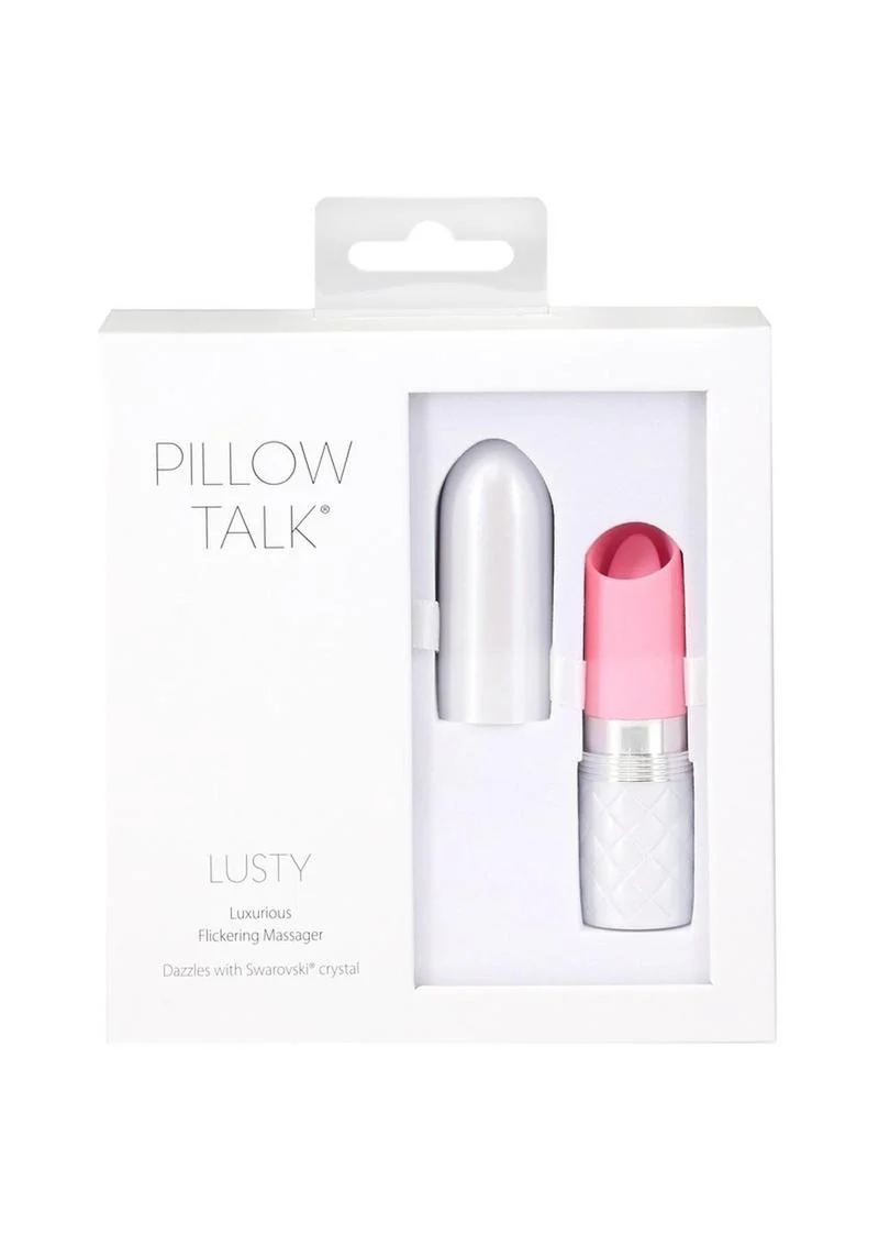 Pillow Talk Lusty Luxurious Flickering Massager Rechargeable Silicone - Image 6