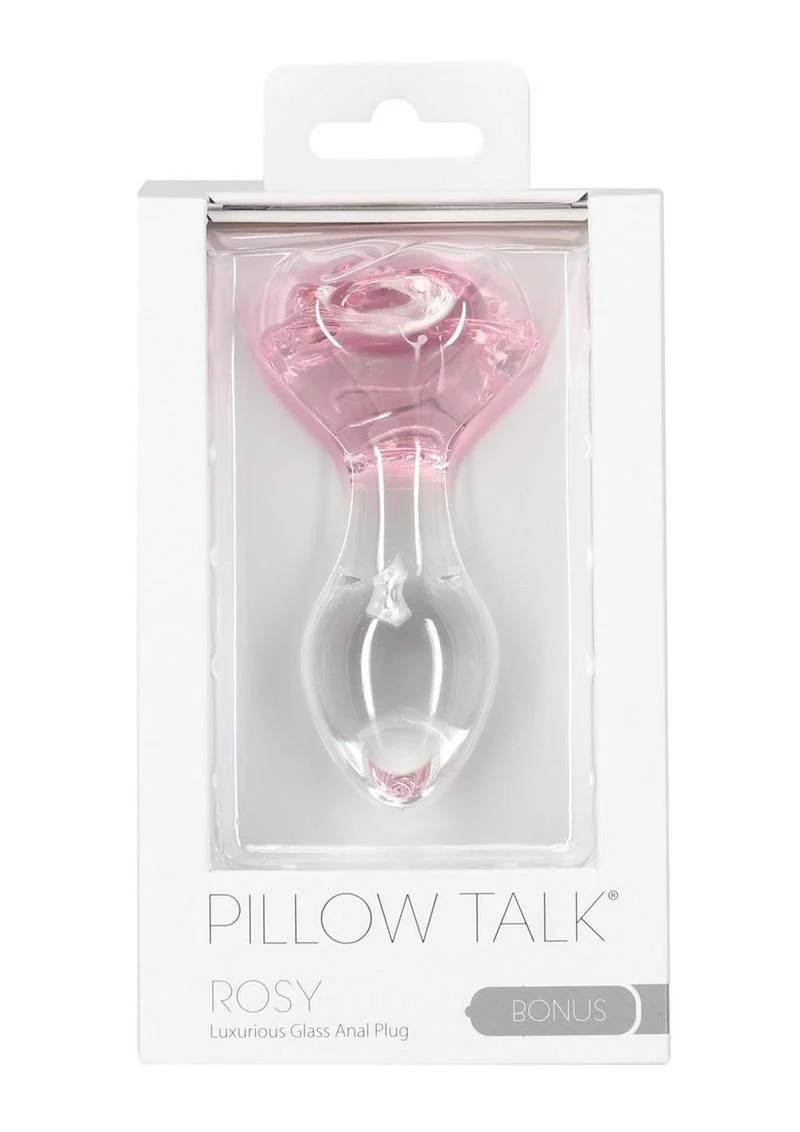 Pillow Talk Rosy Glass Luxurious Anal Plug - Image 4
