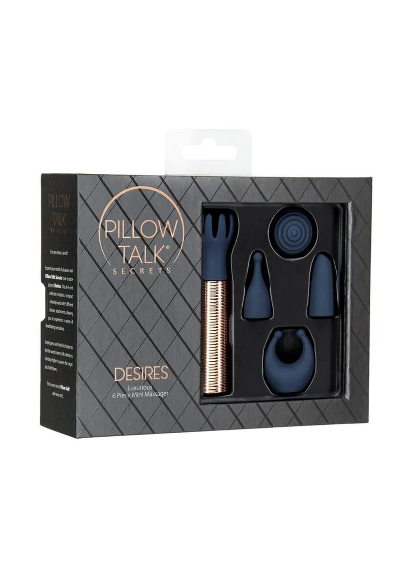 Pillow Talk Secrets Desires Mini Massager Set - Image 4