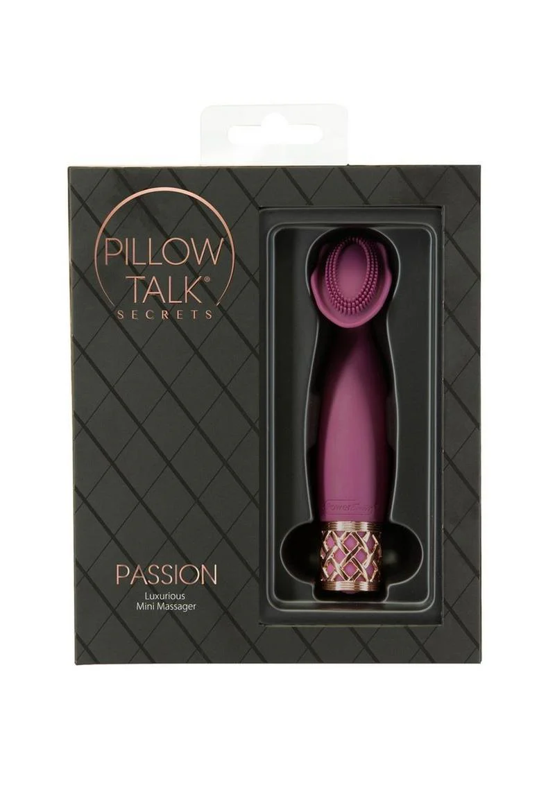 Pillow Talk Secrets Passion Rechargeable Silicone Mini Massager - Image 4