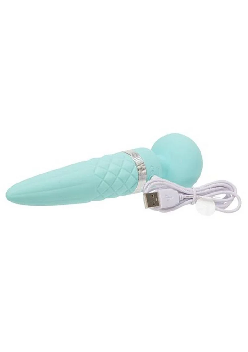 Pillow Talk Sultry Dual-Ended Warming Wand Massager with Swarovski - Image 5