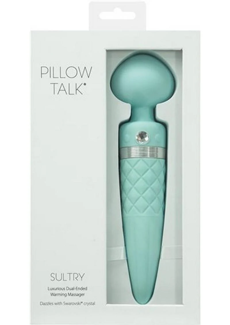 Pillow Talk Sultry Dual-Ended Warming Wand Massager with Swarovski - Image 8