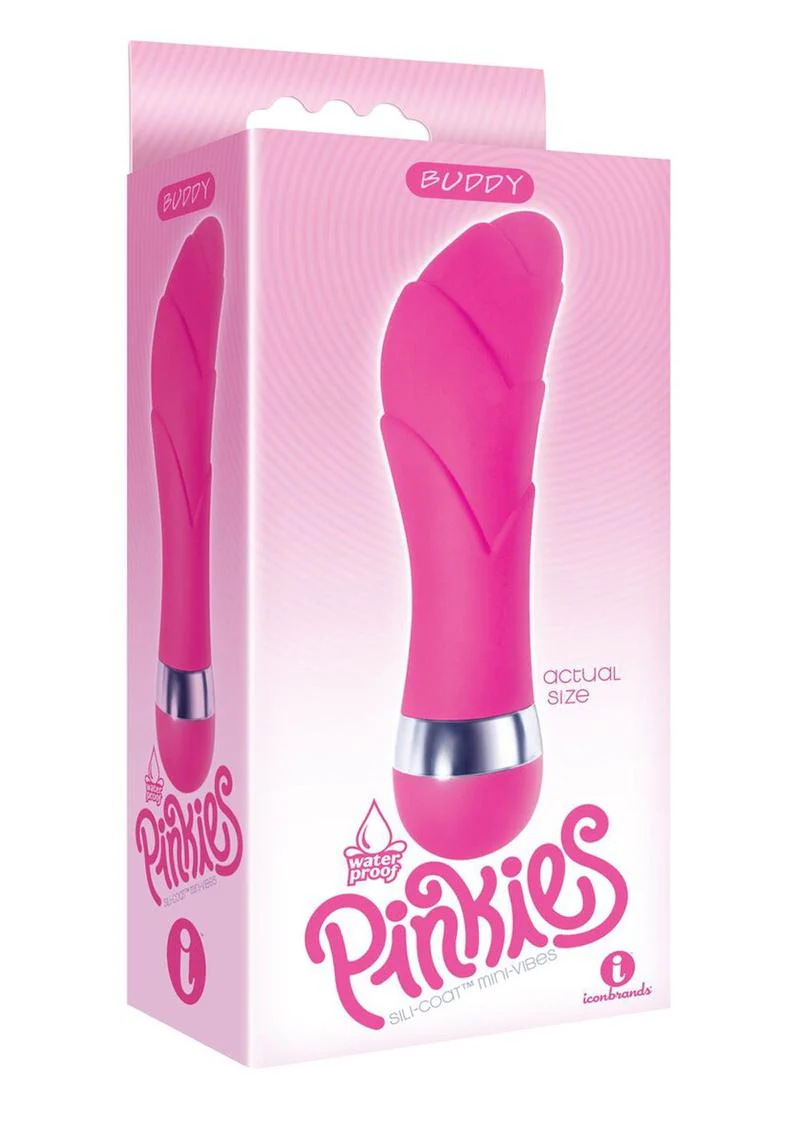 Pinkies Buddy Mini Vibrator Waterproof Silicone Delight - Image 2