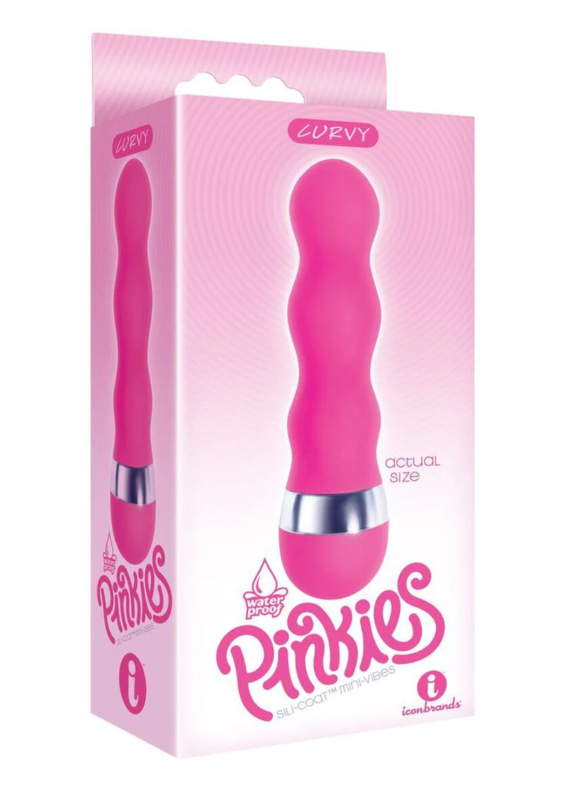 Pinkies Curvy Silicone And Waterproof Mini Vibrator - Image 2
