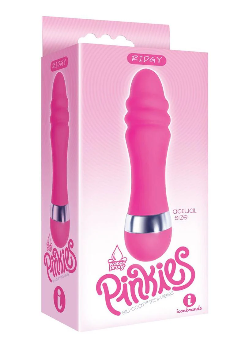 Pinkies Ridgy Silicone Mini Vibrator With Compact Design - Image 2