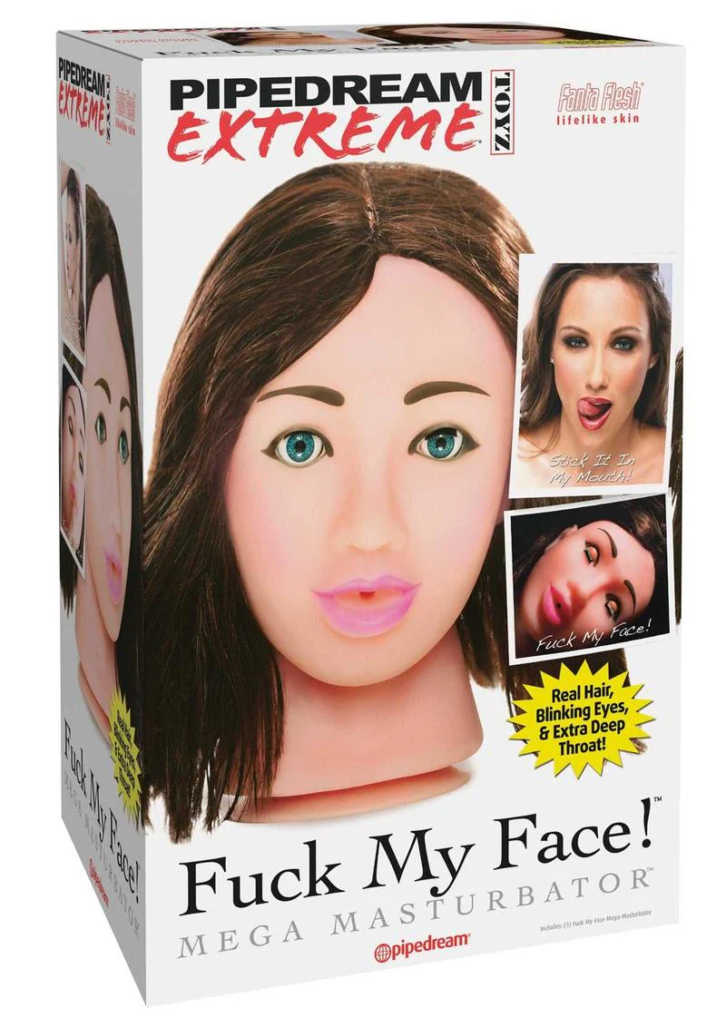 Pipedream Extreme Fuck My Face Brunette - Image 3