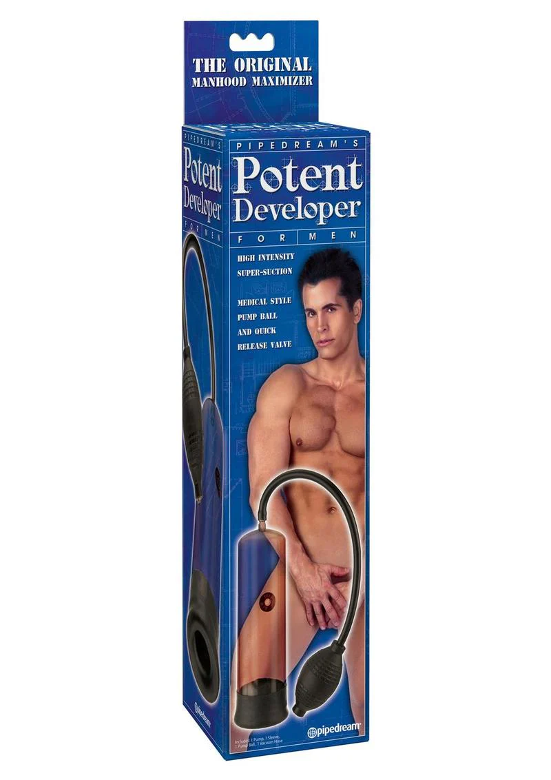 Pipedream Potent Developer for Men High-Intensity Suction Penis Pump - Image 2
